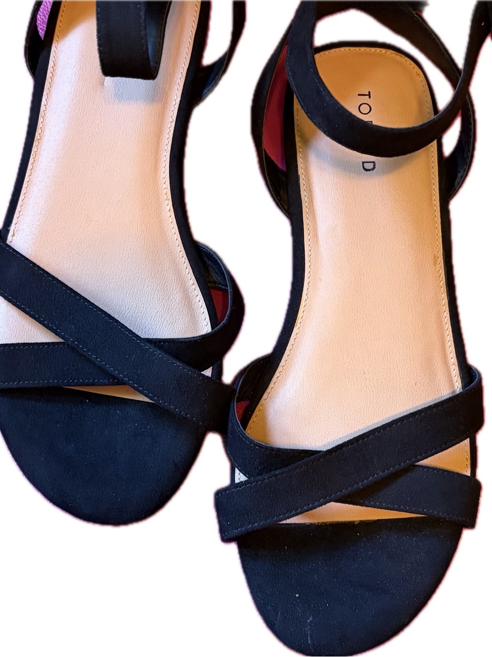 torrid Black Ankle-Strap Block Heel Sandals
